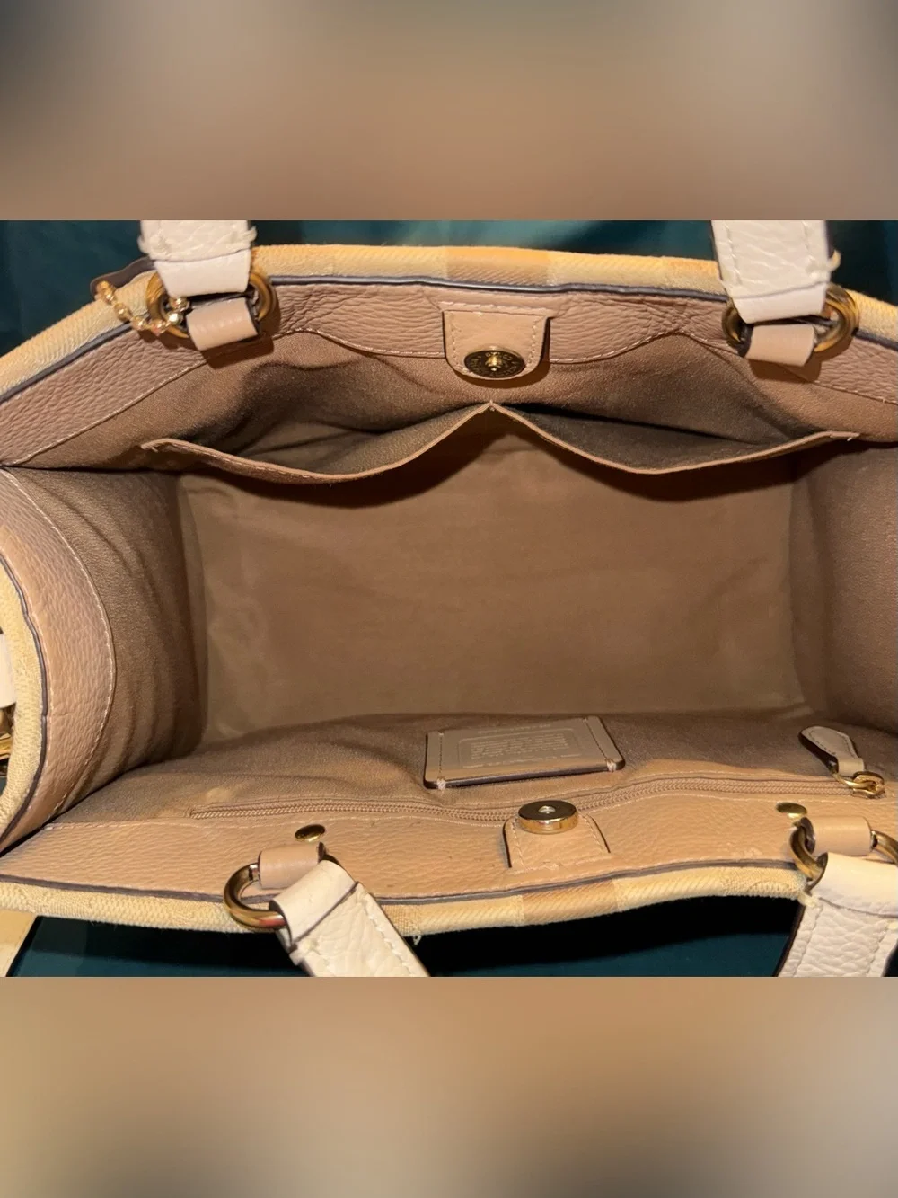 Coach signature canvas